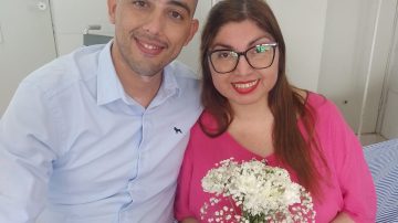 Tras las horas más críticas de su vida una santiagueña se casó en un hospital de Chaco