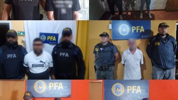 Fotos y video: la Policía Federal desarticuló una banda narco de Las Termas