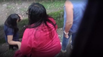 Insólito incidente: una niña cayó al canal tras bajar del colectivo