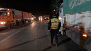 Volvieron los falsos policías a la Ruta 9: detuvieron a un camión y le robaron su mercadería