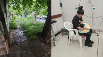 Una mujer policía amamantó un bebé recién nacido que había sido abandonado en la tormenta y le salvó la vida