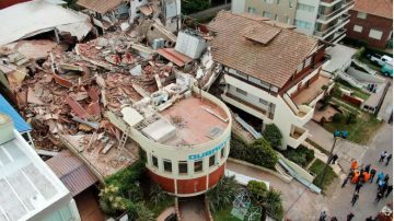 La única sobreviviente del derrumbe en Villa Gesell salió de terapia intensiva