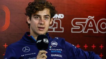 Franco Colapinto largó último y terminó en el puesto 14 en el Gran Premio de Las Vegas