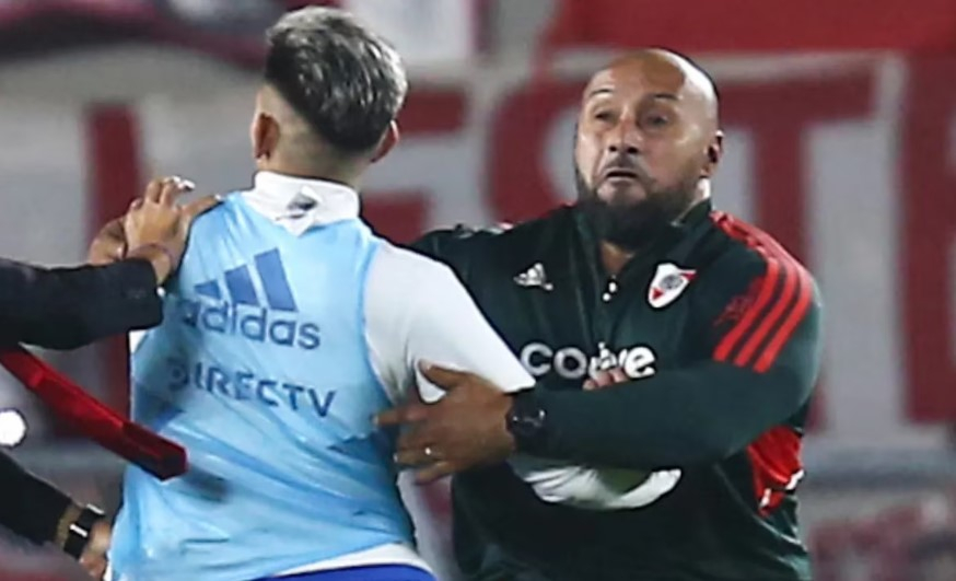 Quién es “La Roca” Moreno, el custodio del plantel de River que recibió una piña en Mendoza