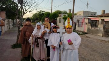 Niños de La Banda celebraron Holywins, la alternativa cristiana a Halloween