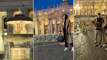 Wanda Nara y L-Gante tuvieron un romántico paseo por Italia