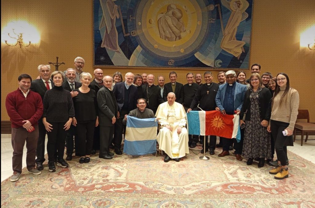 Sacerdotes de la Diócesis de Santiago del Estero se reunieron con el Papa Francisco