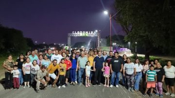 El intendente Daniel Ruiz habilitó la ampliación del alumbrado en el acceso a Clodomira por ruta 11