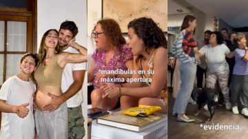 El emotivo video reacción de la familia de Jimena Barón cuando les contó que está embarazada