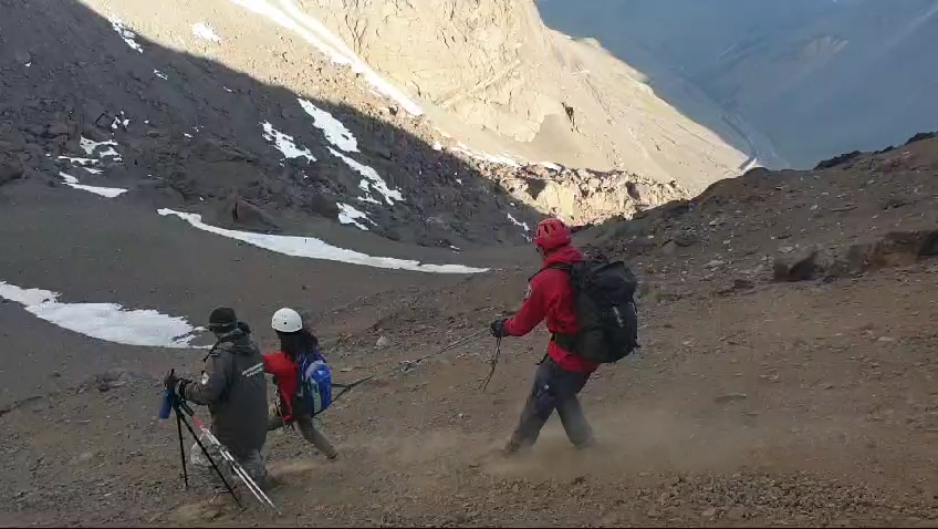 Sufrió ataque de pánico cuando hacía trekking en Mendoza: la rescató Gendarmería