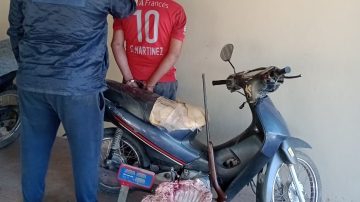 Secuestran armas y detienen a un hombre por hurto de ganado en Loma Grande