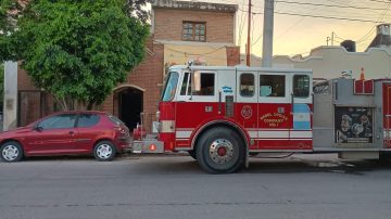 Bomberos Voluntarios de Santiago del Estero sofocaron el incendio de una palmera en pleno centro