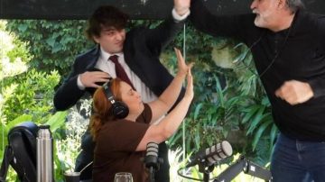 Video: Eduardo Belliboni atacó al influencer libertario Fran Fijap durante una entrevista