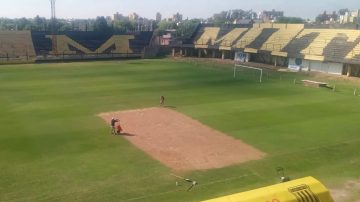 Mitre comenzó con las tareas de mantenimiento en su cancha