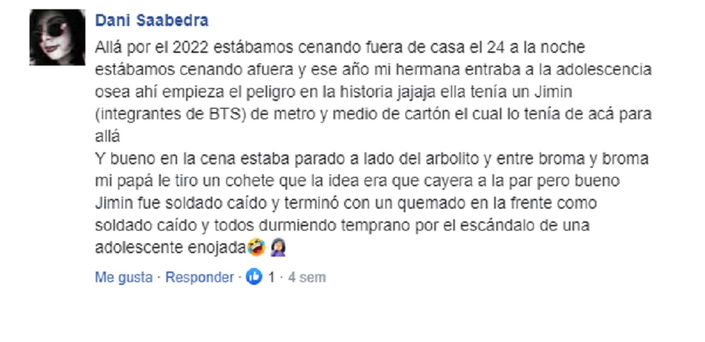 Una de las más de 30 anécdotas que comentó en la web de Info del Estero