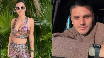 La “China” Suárez ¿posa con el reloj de Mauro Icardi?