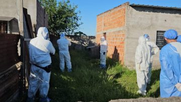 Investigan posible femicidio: encontraron el cadáver de una mujer enterrado en una casa