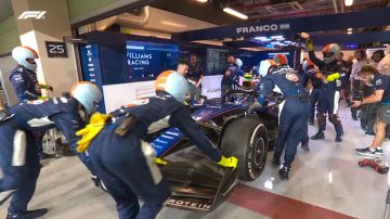 Franco Colapinto tuvo que abandonar la carrera en Abu Dhabi por problemas en su auto