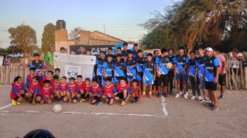 La Cantera FC, una nueva escuelita de fútbol para la comunidad de Gatica