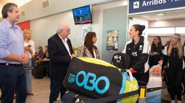 Las Leonas ya están en Santiago para participar de la PRO League