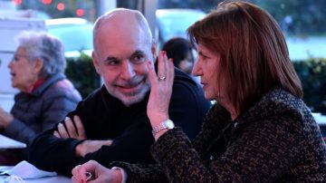 Feroz cruce tuitero entre Patricia Bullrich y Horacio Rodríguez Larreta