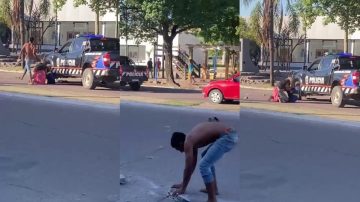 VIDEO. Feroz pelea en pleno Centro de La Banda y a la luz del día, dejó una mujer herida