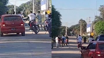 VIDEO | Quimilí: sujetos en estado de ebriedad se enfrentaron y hay un herido