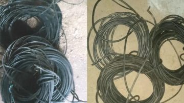 Lo atrapan in fraganti cuando escapaba robando cables de alumbrado público