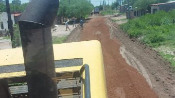 Añatuya: los pillaron in fraganti cuando robaban el ripio destinado a las calles de la ciudad