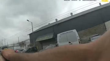 VIDEO. Así usaron las pistolas Taser para detener una feroz pelea con cuchillos entre dos hombres