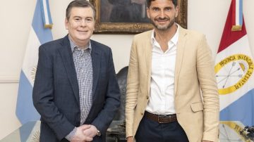 Zamora se reunió con Pullaro en la previa de la final de la Copa Argentina