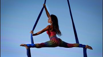 Inscripciones abiertas para el taller de verano de Acrobacias en Tela en ColgArte