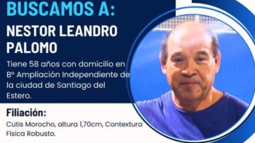 Desesperada búsqueda de un vecino del barrio Ampliación Independencia