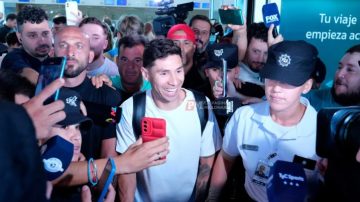 “Estoy feliz de volver a casa”: Montiel llegó a la Argentina para su vuelta a River