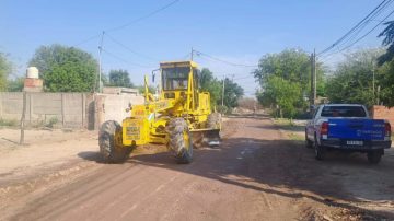 Obras Públicas trabajó en mejoras de calles de los barrios Almirante Brown e Islas Malvinas