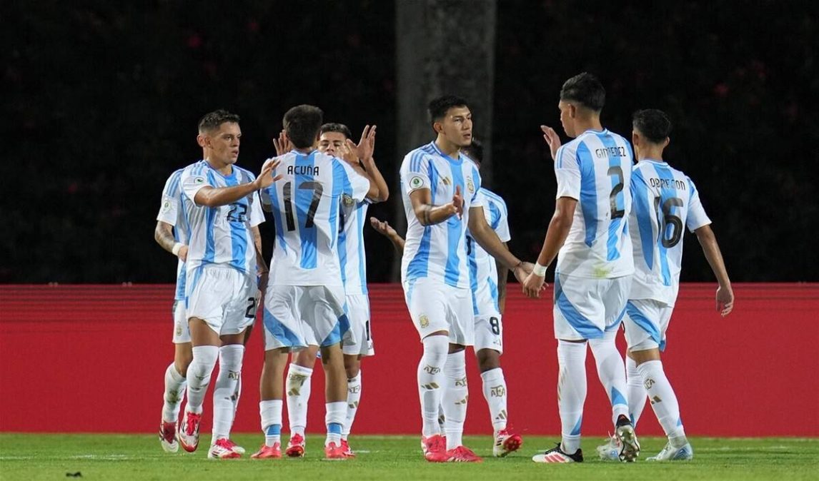 La Selección Argentina Sub-20 le ganó a Bolivia y quedó a un paso de clasificar a al hexagonal final