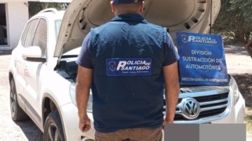 Detectaron en un taller mecánico bandeño un auto que fue robado en Buenos Aires