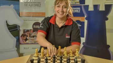 Torneo abierto de ajedrez, con la presencia de la ajedrecista internacional Claudia Amura