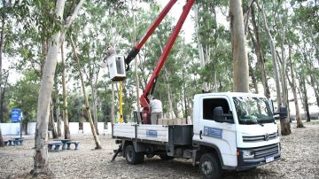 Nueva reconversión lumínica con lámparas LED en el Parque Aguirre
