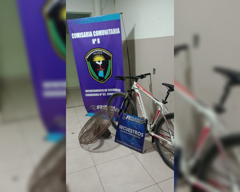 Desde ventiladores hasta bicicletas: recuperan bienes robados en sendos operativos policiales