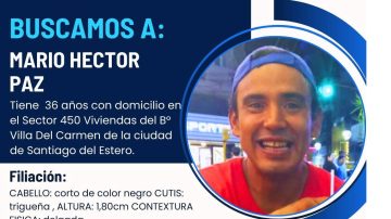 Desesperada búsqueda de un hombre del barrio Villa del Carmen que padece esquizofrenia