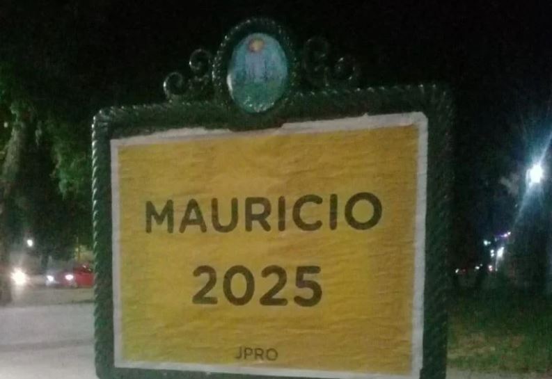 Aparecieron afiches con la leyenda “Mauricio 2025” en la Ciudad de Buenos Aires