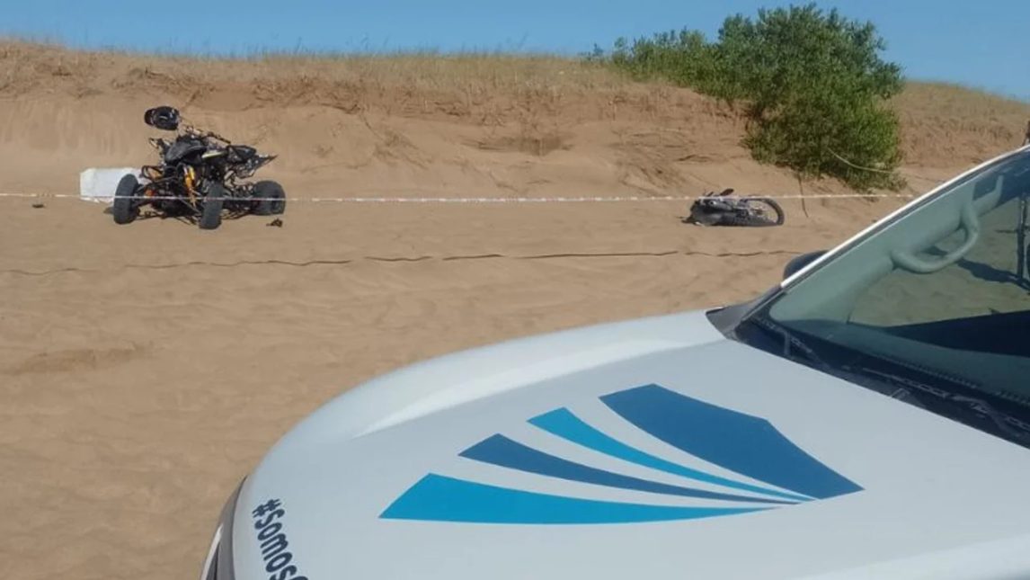 Accidente fatal en la Costa: Un motociclista murió en el acto al chocar con un cuatriciclo