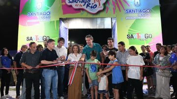 La intendente Norma Fuentes destacó que Santiago es tu Río ya es un espacio consolidado para el encuentro de las familias
