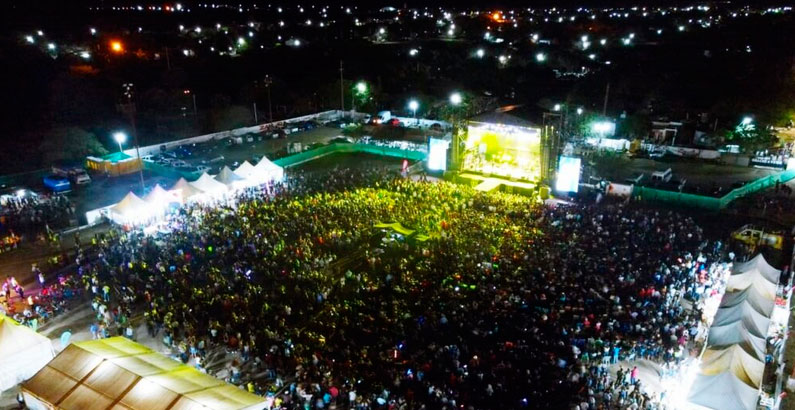 Sumampa: trabajan en los preparativos de la 49° edición del Festival de la Canción Popular