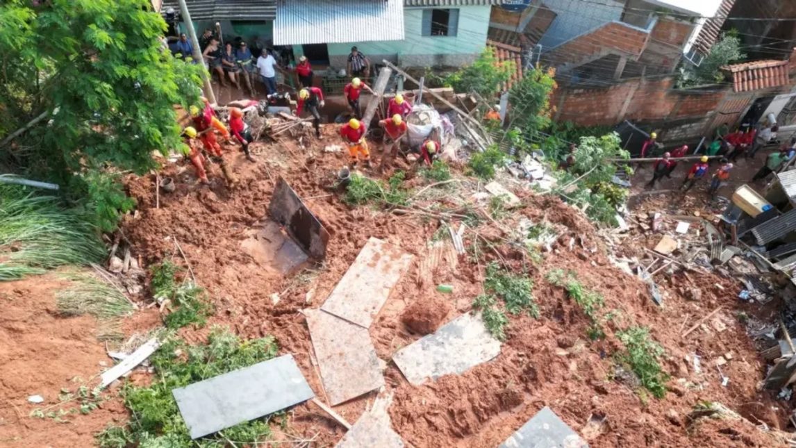 Fuertes lluvias en el sureste de Brasil provocan deslizamientos y una decena de víctimas fatales