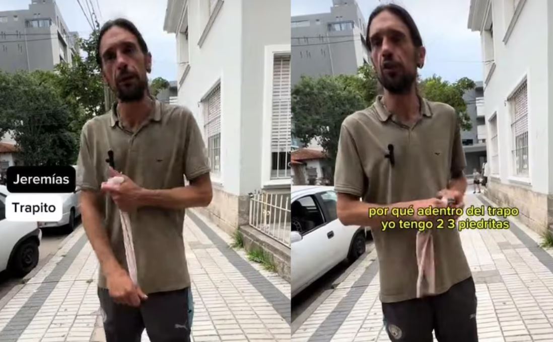VIDEO. Un trapito causó revuelo en las redes sociales al contar cuánto gana por día