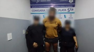 Un turista estrelló un BMW de frente contra un patrullero