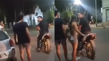 Habló la hermana del hombre que golpeó a su hija por andar en moto sin casco: “No le hizo nada”