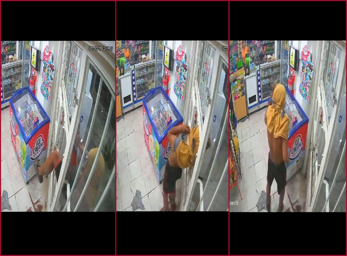 VIDEO: “Chuky” asaltó un local de “El Tucumano” y generó pánico en la empleada